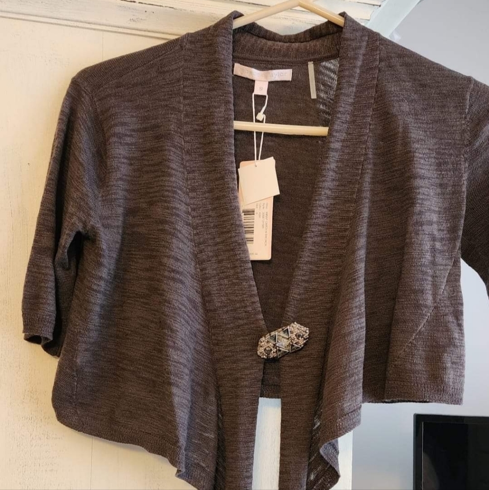 Nwt Rebecca Taylor wrap cardi small